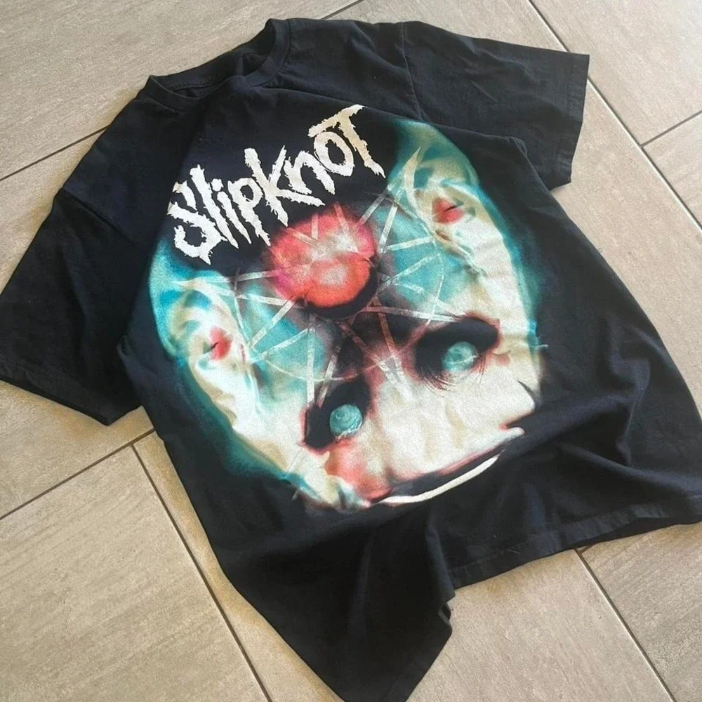 Slipknot Graphic Band T-Shirt Black Mens Size M Short Sleeve - Picture 2 of 7